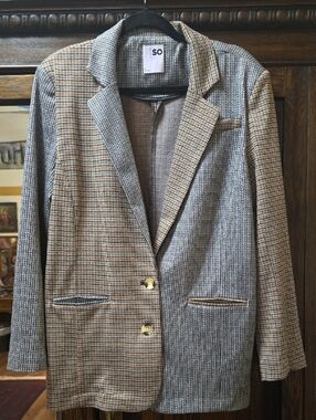 Plaid Blazer